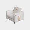 White Asheville Armchair