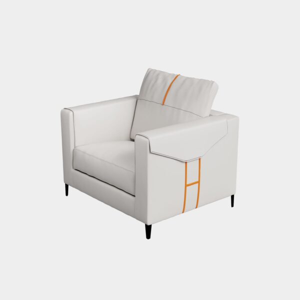 White Asheville Armchair